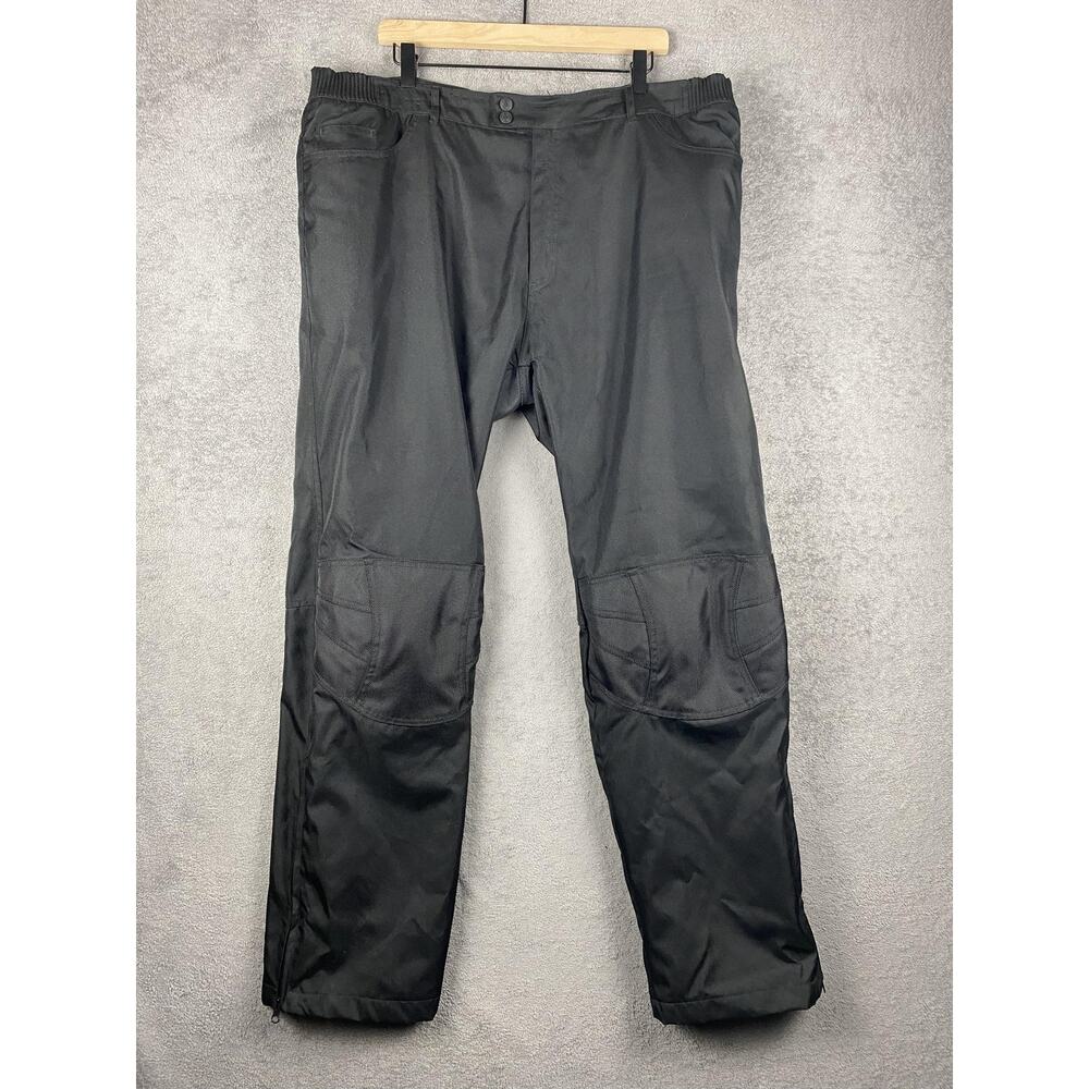 Tourmaster Pants Mens XXL 38-40 Black Quest Pant Motorcycle RainGuard Waterproof